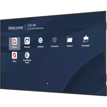 Profesjonalny 98-calowy komercyjny wyświetlacz 4K VIEWSONIC CDE9831-1C, 3840x2160, 500 cd/m², Android 14, 24/7