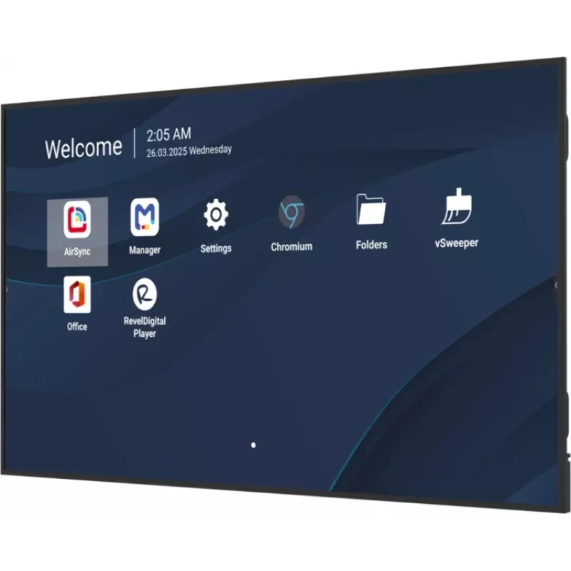 Profesjonalny 98-calowy komercyjny wyświetlacz 4K VIEWSONIC CDE9831-1C, 3840x2160, 500 cd/m², Android 14, 24/7