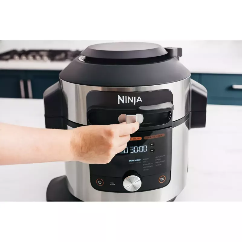 Wielofunkcyjny garnek elektryczny Ninja OL650EU 7,5 L 1760 W Czarny, Stal nierdzewna