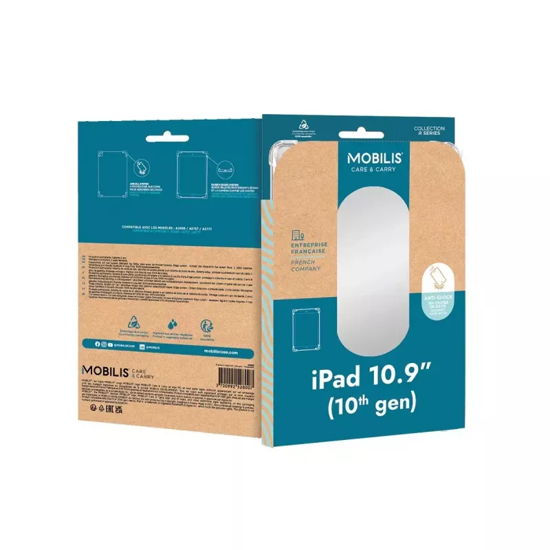 Etui na tablet Mobilis 061018 do iPada 10,9 cala przezroczyste