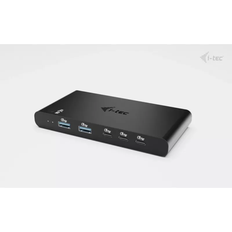 Stacja dokująca KVM i-tec dla 2 hostów HDMI, interfejs hosta USB-C, PD 2×100 W, 4K@60 Hz, 2×USB-A