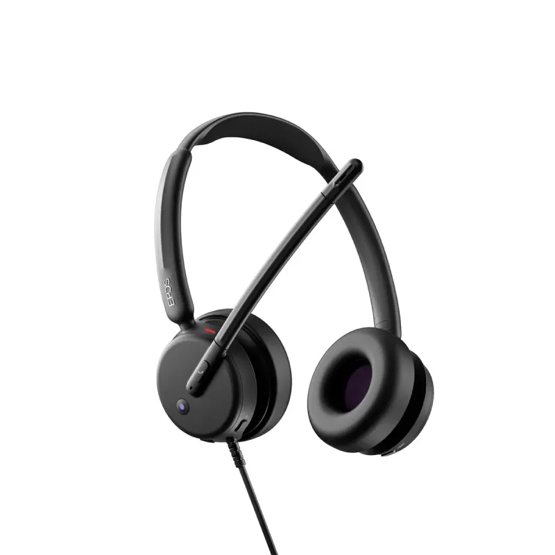 Słuchawki przewodowe EPOS IMPACT 400 MS UC ANC USB-C+A — nauszne, 20–20000 Hz, kabel 2 m, 129 g, czarne