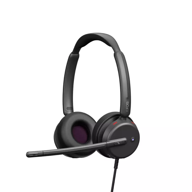 Słuchawki przewodowe EPOS IMPACT 400 MS UC ANC USB-C+A — nauszne, 20–20000 Hz, kabel 2 m, 129 g, czarne