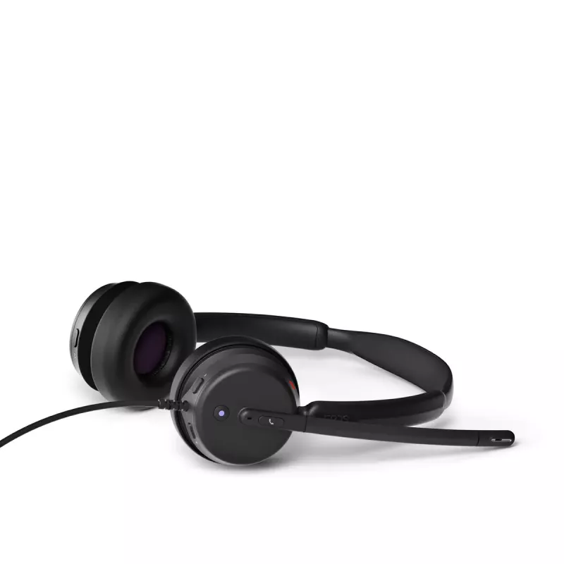 Słuchawki przewodowe EPOS IMPACT 400 MS UC ANC USB-C+A — nauszne, 20–20000 Hz, kabel 2 m, 129 g, czarne