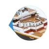 Puzzle 3D Cubicfun Titanic Duży T4011H — 1024 elementy, model statku w skali