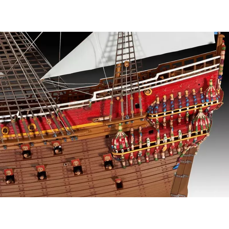 Model żaglowca Revell VASA Zestaw do montażu 1:150 Długość 455 mm Wysokość 345 mm