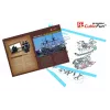 Puzzle 3D CubicFun Model Statku Pirackiego 'Queen Anne's Revenge' T4005H, kartonowy zestaw do montażu