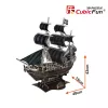 Puzzle 3D CubicFun Model Statku Pirackiego 'Queen Anne's Revenge' T4005H, kartonowy zestaw do montażu