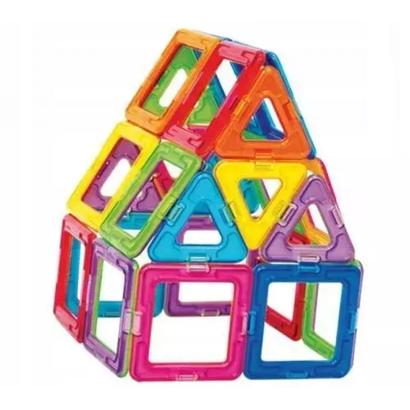 Magformers Magnetic Blocks Basic 30 pcs. set by MAGFORMERS — 30-elementowy magnetyczny zestaw konstrukcyjny