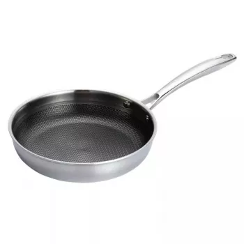 Uniwersalna patelnia Maestro MR-1224-28 28 cm, korpus ze stali nierdzewnej trójwarstwowej, nieprzywierająca, kompatybilna z indukcją