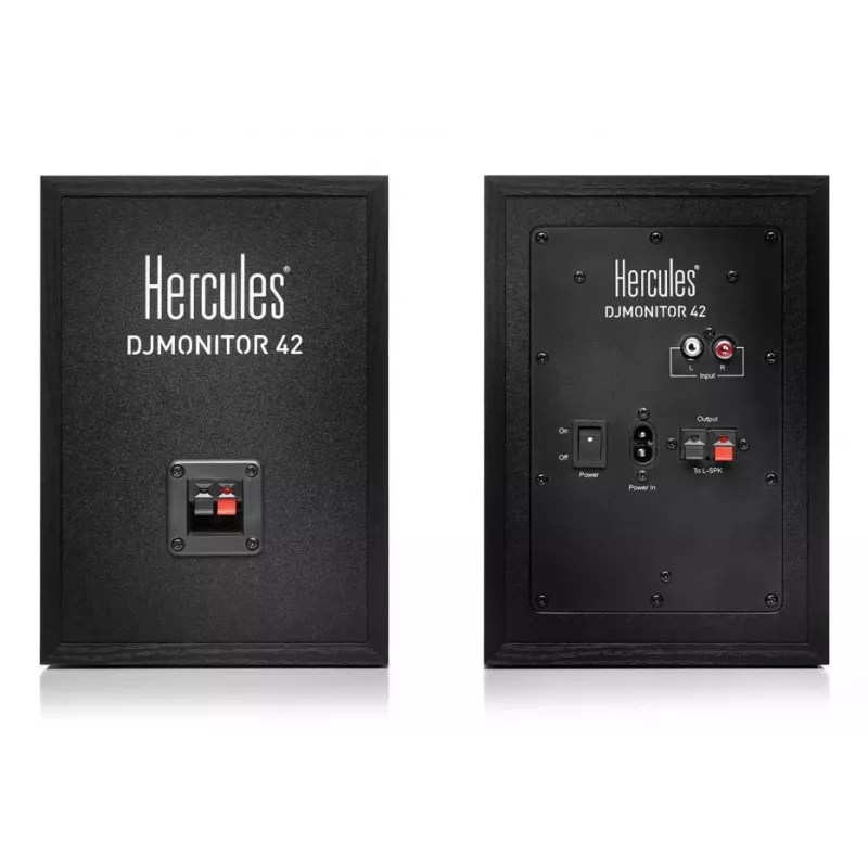 Przewodowy głośnik DJ Hercules DJMonitor 42 — 40 W RMS, 60–20000 Hz, czarny