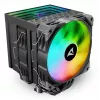 Chłodzenie powietrzne Sharkoon A60 RGB 12 cm 500-1800 RPM czarny
