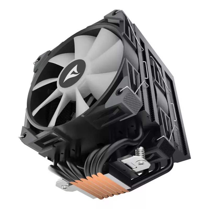 Chłodzenie powietrzne Sharkoon A60 RGB 12 cm 500-1800 RPM czarny
