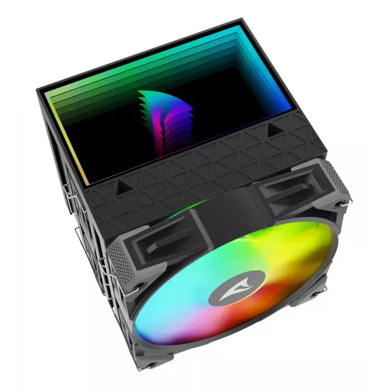 Chłodzenie powietrzne Sharkoon A60 RGB 12 cm 500-1800 RPM czarny