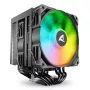 Chłodzenie powietrzne Sharkoon A60 RGB 12 cm 500-1800 RPM czarny
