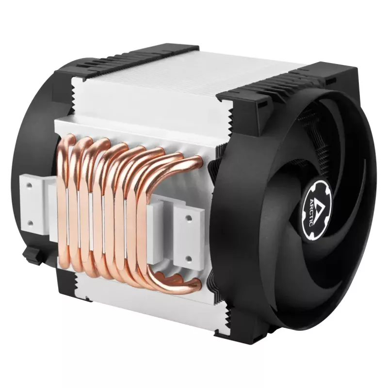 Chłodnica powietrza do serwera 4U Arctic Freezer 4U‑M Rev. 2 — wentylator 120 mm, przepływ powietrza 122,16 m³/h, podwójne łożysko kulkowe, 156×124×145 mm, TDP 350 W
