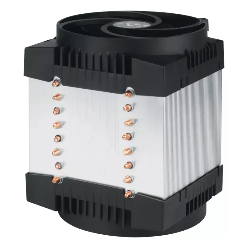 Chłodnica powietrza do serwera 4U Arctic Freezer 4U‑M Rev. 2 — wentylator 120 mm, przepływ powietrza 122,16 m³/h, podwójne łożysko kulkowe, 156×124×145 mm, TDP 350 W