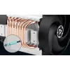 Chłodnica powietrza do serwera 4U Arctic Freezer 4U‑M Rev. 2 — wentylator 120 mm, przepływ powietrza 122,16 m³/h, podwójne łożysko kulkowe, 156×124×145 mm, TDP 350 W