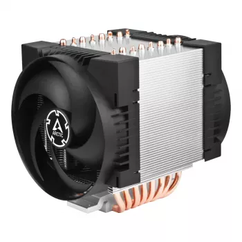 Chłodnica powietrza do serwera 4U Arctic Freezer 4U‑M Rev. 2 — wentylator 120 mm, przepływ powietrza 122,16 m³/h, podwójne łożysko kulkowe, 156×124×145 mm, TDP 350 W
