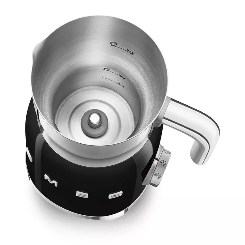 Spieniacz/podgrzewacz mleka Smeg MFF11BLEU Automatyczny Czarny 500W