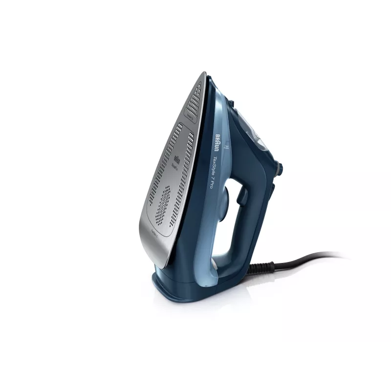 Braun TexStyle 7 Pro Steam Iron, żelazko parowe, SteamGlide Advanced, 2 m, 250 g/min, czarny, 50 g/min