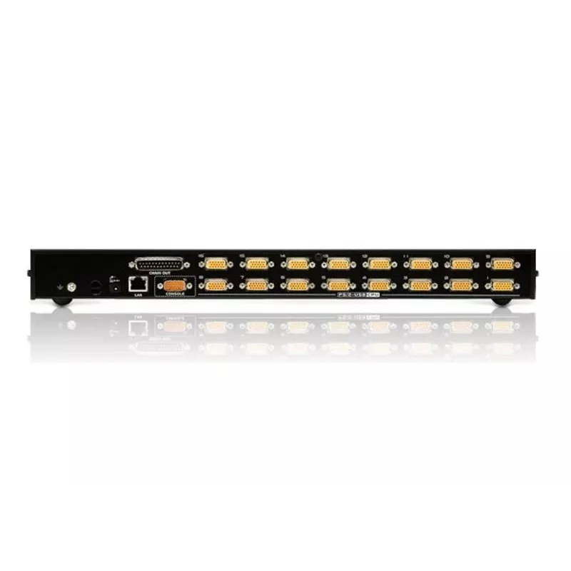 ATEN 16-portowy przełącznik KVM USB/PS/2 VGA przez IP z portem peryferyjnym USB