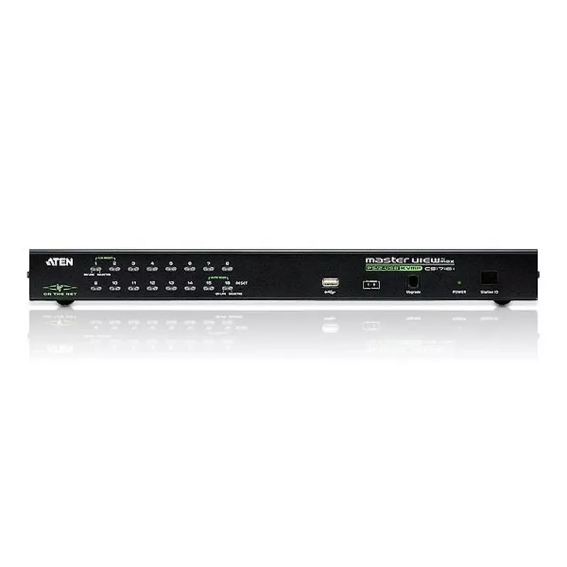 ATEN 16-portowy przełącznik KVM USB/PS/2 VGA przez IP z portem peryferyjnym USB