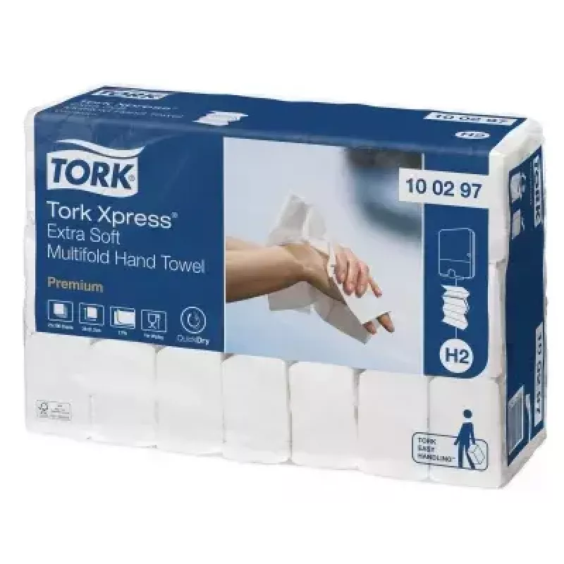 Ręczniki papierowe Tork 100297 biały
