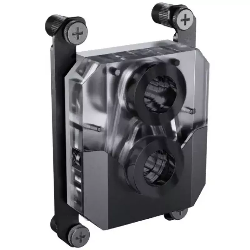 Blok wodny Phanteks EZ-Fit 450 Acrylic miedź POM Czarny srebrny