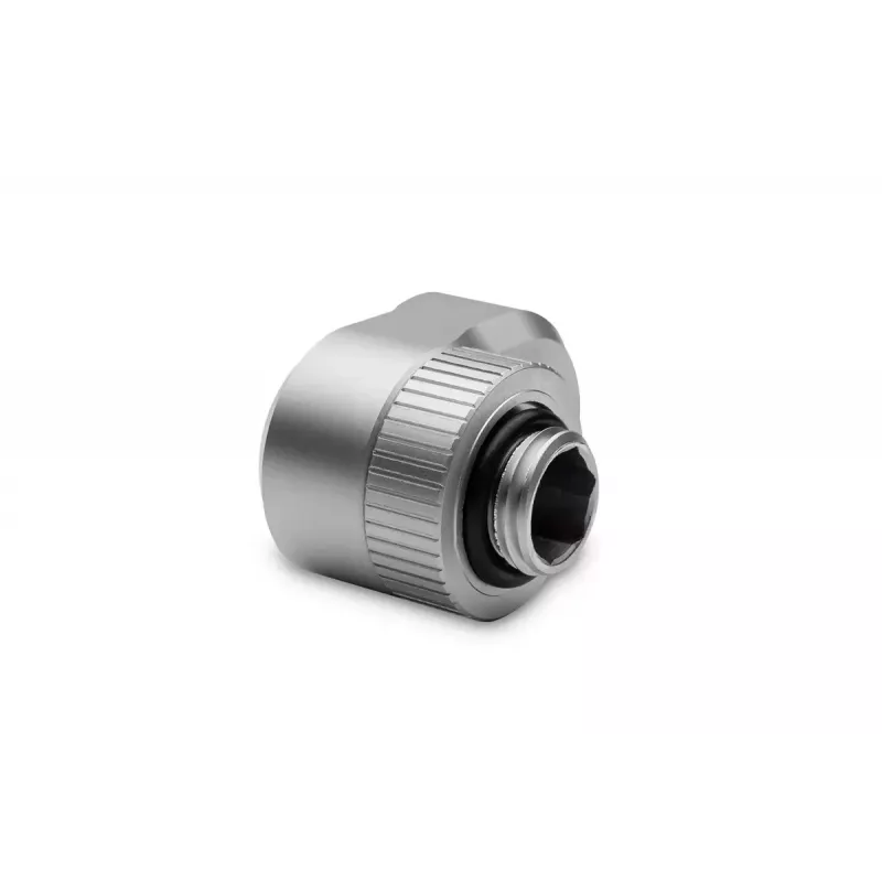 Fitting EK Water Blocks EK-Quantum Torque Rotary Offset 14 — Mosiądz, Satynowa stal/Tytan, Wysokość 21 mm