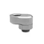 Fitting EK Water Blocks EK-Quantum Torque Rotary Offset 14 — Mosiądz, Satynowa stal/Tytan, Wysokość 21 mm