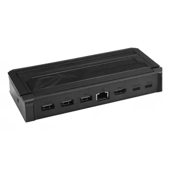 Stacja dokująca ASUS ROG Bulwark Dock 2025 DG300 USB Type-C, 1x RJ-45, 1x HDMI, czarna, 160×74×25.5 mm
