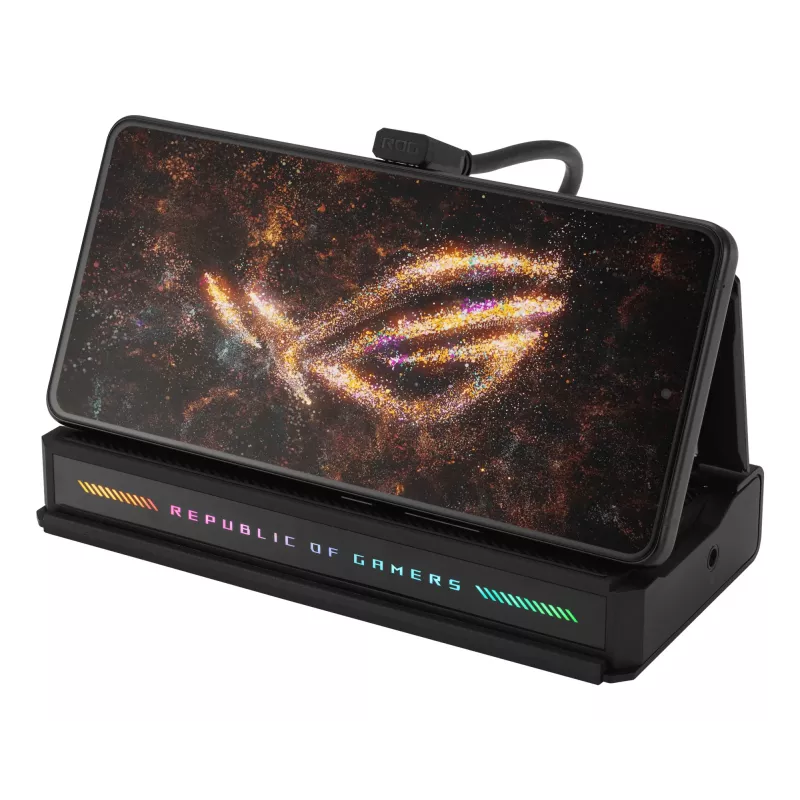Stacja dokująca ASUS ROG Bulwark Dock 2025 DG300 USB Type-C, 1x RJ-45, 1x HDMI, czarna, 160×74×25.5 mm