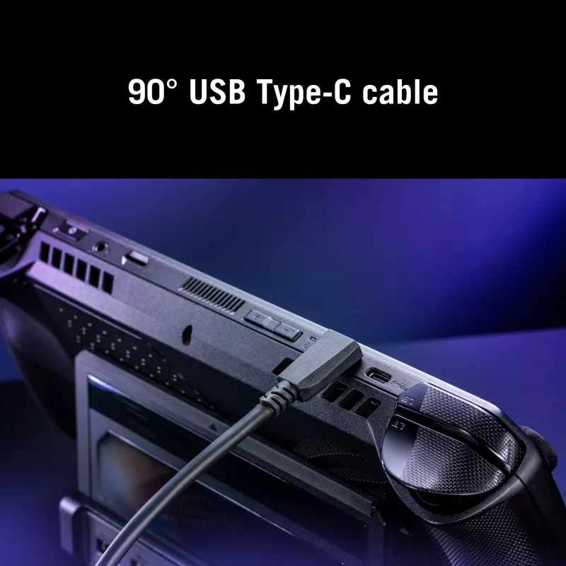 Stacja dokująca ASUS ROG Bulwark Dock 2025 DG300 USB Type-C, 1x RJ-45, 1x HDMI, czarna, 160×74×25.5 mm