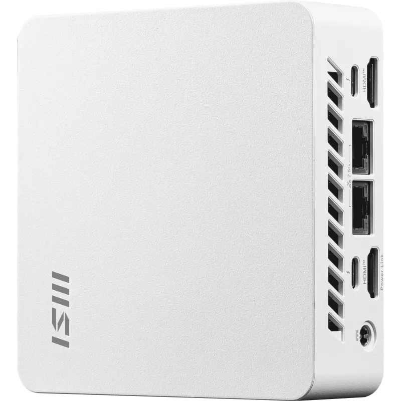 MSI Cubi NUC AI 1UMG-062EU PC/stacja robocza Intel Core Ultra 5 125H 16 GB DDR5-SDRAM 512 GB SSD Windows 11 Pro Mini PC Biały