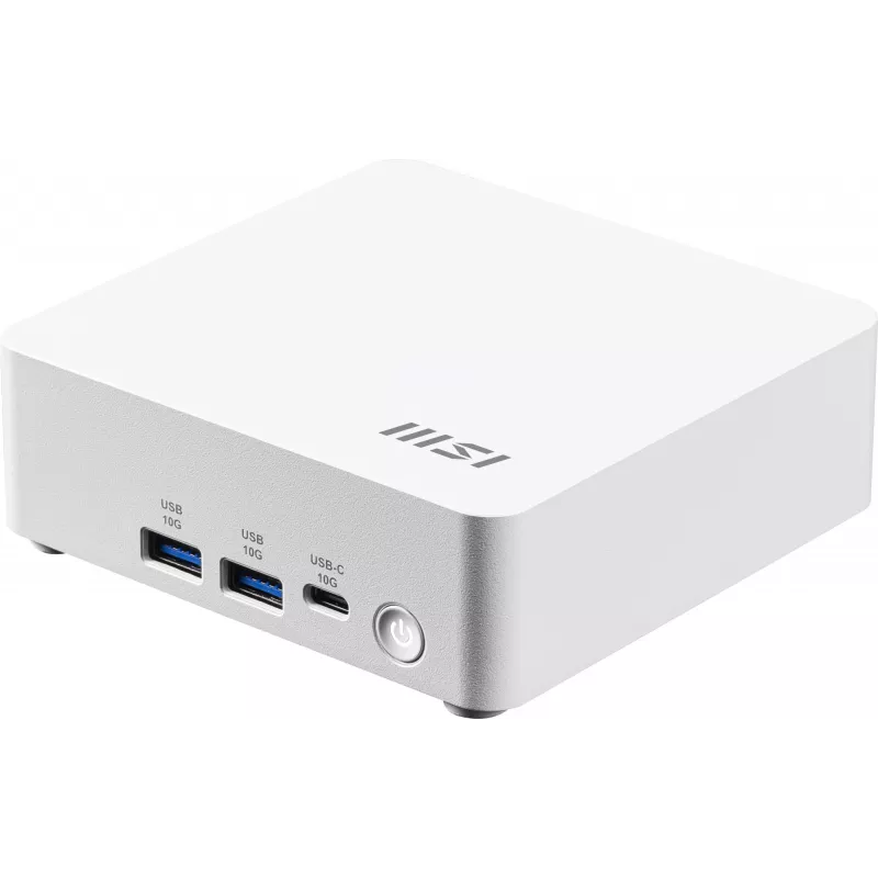 MSI Cubi NUC AI 1UMG-062EU PC/stacja robocza Intel Core Ultra 5 125H 16 GB DDR5-SDRAM 512 GB SSD Windows 11 Pro Mini PC Biały