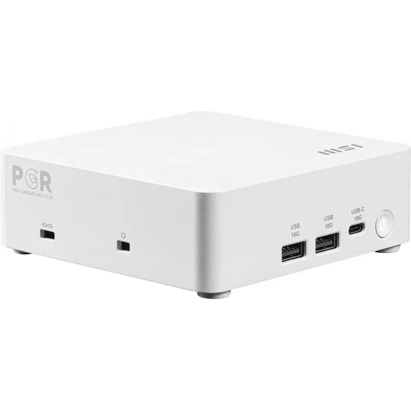 MSI Cubi NUC AI 1UMG-062EU PC/stacja robocza Intel Core Ultra 5 125H 16 GB DDR5-SDRAM 512 GB SSD Windows 11 Pro Mini PC Biały