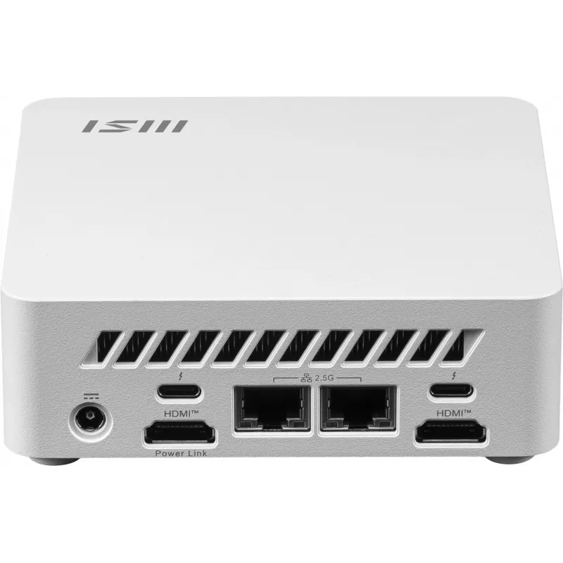 MSI Cubi NUC AI 1UMG-062EU PC/stacja robocza Intel Core Ultra 5 125H 16 GB DDR5-SDRAM 512 GB SSD Windows 11 Pro Mini PC Biały