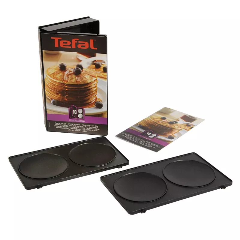 Opiekacz do kanapek Tefal XA8010 — kompaktowy opiekacz do kanapek, czarny, powierzchnia nożna 226×132 mm