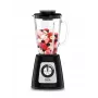 Blender stołowy Tefal BL4358 — 800 W, szklany dzbanek 1,25 l, kruszenie lodu, czarny/szczotkowana stal