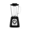 Blender stołowy Tefal BL4358 — 800 W, szklany dzbanek 1,25 l, kruszenie lodu, czarny/szczotkowana stal