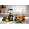 Blender stołowy Tefal BL4358 — 800 W, szklany dzbanek 1,25 l, kruszenie lodu, czarny/szczotkowana stal