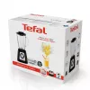 Blender stołowy Tefal BL4358 — 800 W, szklany dzbanek 1,25 l, kruszenie lodu, czarny/szczotkowana stal
