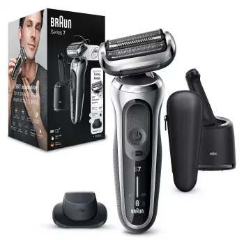 Golarka foliowa Braun Series 7 71-S7200c Czarny Srebrny Litowo-jonowa 50 min