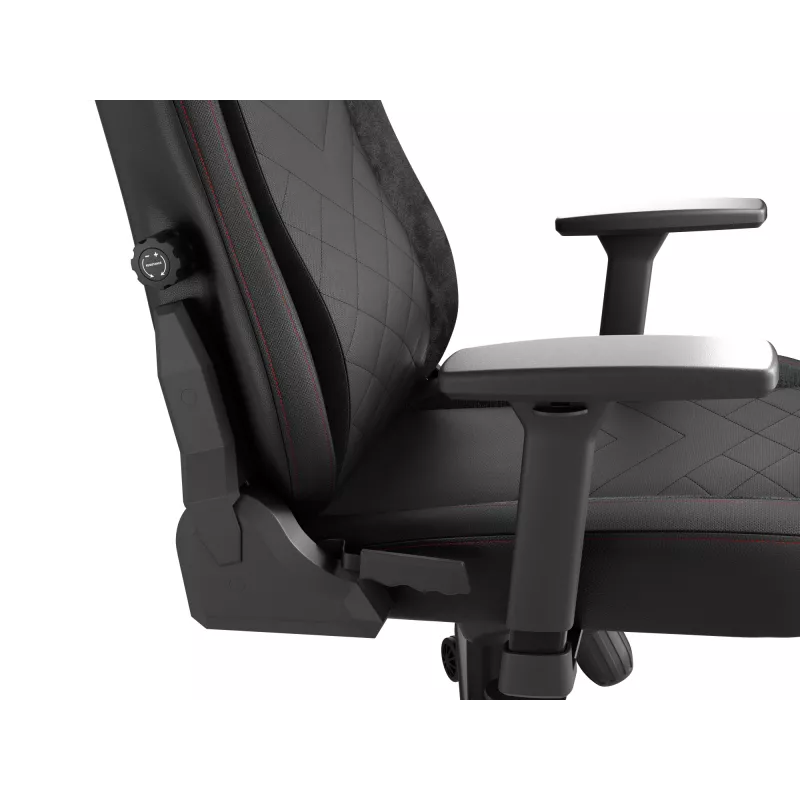 Wyściełane siedzisko GENESIS NITRO 890 G2 Wyściełane oparcie Czarny Wysokość 127-134 cm