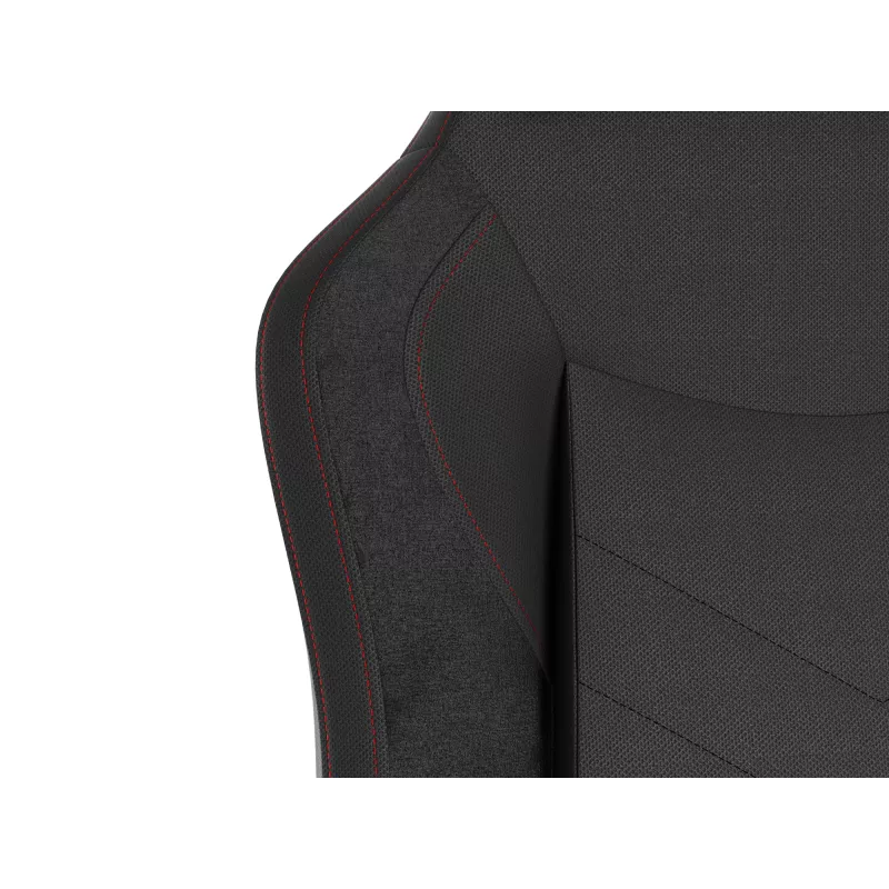 Wyściełane siedzisko GENESIS NITRO 890 G2 Wyściełane oparcie Czarny Wysokość 127-134 cm