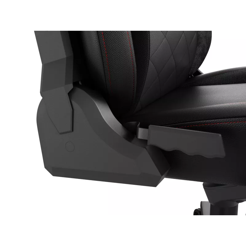 Wyściełane siedzisko GENESIS NITRO 890 G2 Wyściełane oparcie Czarny Wysokość 127-134 cm