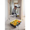 Skrzynka narzędziowa STANLEY FMST82967-1, metal i poliwęglan, 337×440×119 mm, czarna/przezroczysta/żółta