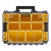 Skrzynka narzędziowa STANLEY FMST82967-1, metal i poliwęglan, 337×440×119 mm, czarna/przezroczysta/żółta