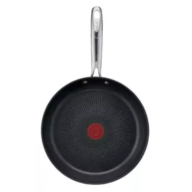 Patelnia uniwersalna Tefal DUETTO+ G7320734 — 30 cm, stal nierdzewna, bez PFOA, czarna